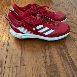 Red Size 8.5 (Women's 9.5) Adult Men's Adidas Icon spikes