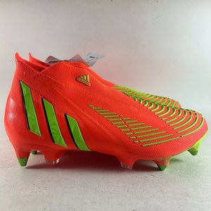Adidas Predator Edge+ SG Soccer Cleats Orange Size Mens 4.5 Womens 5.5 GW1038