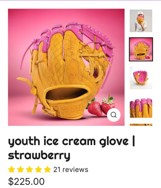 Absolutely Ridiculous Youth Strawberry Ice Cream Glove