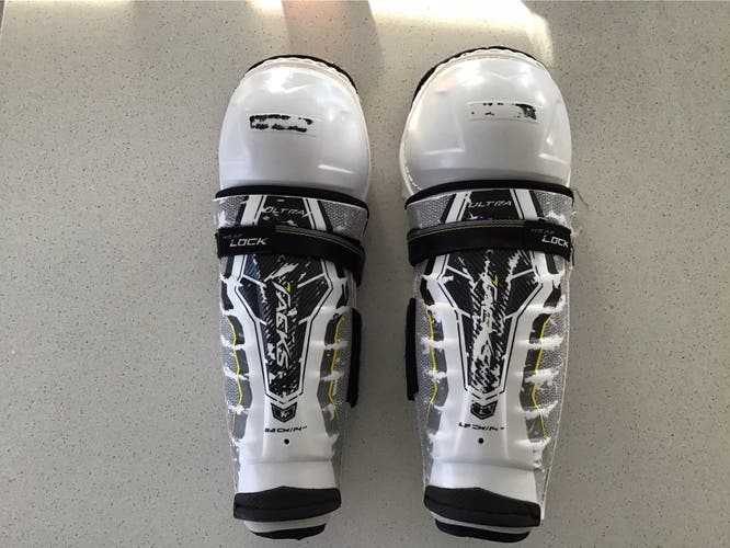 Used Senior CCM 14" Ultra Tacks Shin Pads