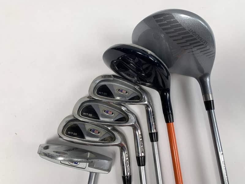 US Kids GOLF WT-20 ジュニアゴルフクラブセット　パター付き U.S. Kids Golf WT-20 51'' Orange Club Set Driver 6iron PW