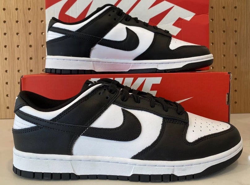 Size 9.5 New Men's Nike Dunk Low Panda Black/White Shoes
