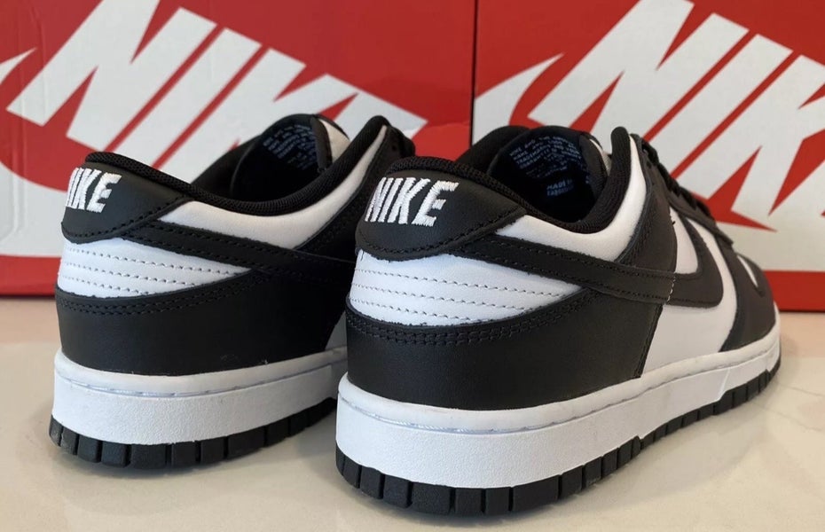Size 9.5 New Men's Nike Dunk Low Panda Black/White Shoes