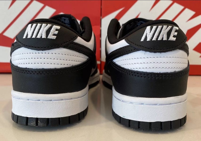 Size 9.5 New Men's Nike Dunk Low Panda Black/White Shoes