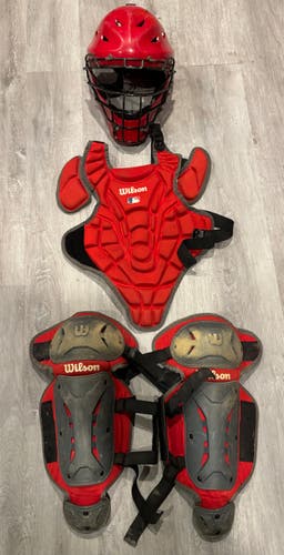 Used Wilson EZ Gear Kit Catcher's Set