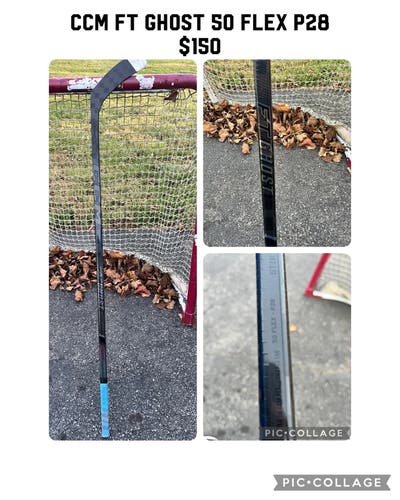 Used Intermediate CCM Left Hand P28 FT Ghost Hockey Stick