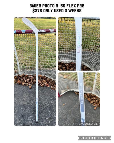 Used Intermediate Bauer Left Hand P28 Proto-R Hockey Stick