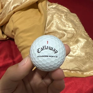 Used Callaway Single Ball Chrome soft x Balls