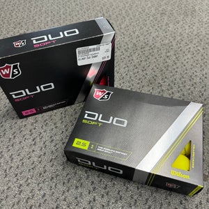 2-Pack Wilson Staff Duo Soft (1-pink, 1 yellow)