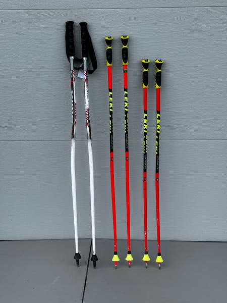 100cm Leki Racing World Cup Lite GS Ski Poles - lightly used