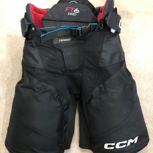 Used CCM JetSpeed FT6 Pro Hockey Pants | Senior Medium | Black