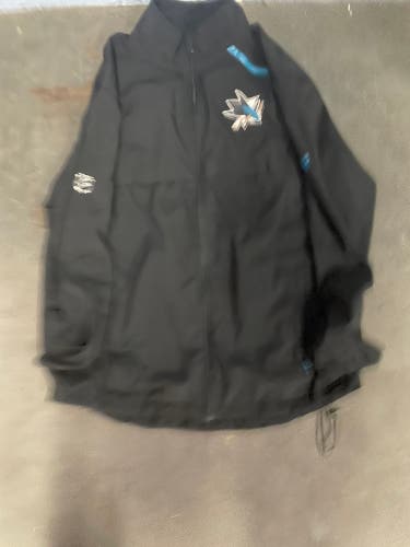 San Jose Sharks Lightweight Coaching Jacket XL