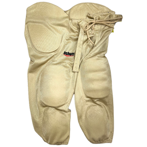 Gold Used XXL Youth Men's Schutt Game Pants