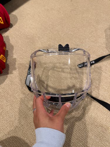 Like new- used bauer face shield concept 3 - senior small