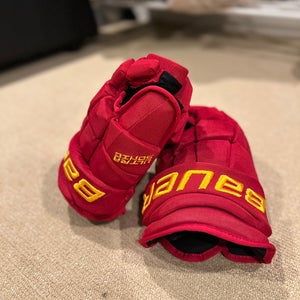 NEW PRO STOCK - Bauer Supreme Ultrasonic Hockey Gloves (sr 13”)