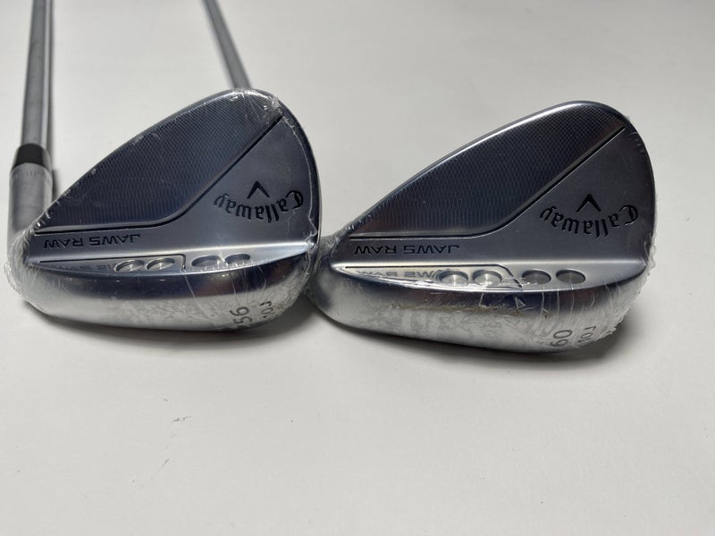Callaway Jaws Full Toe Raw Face Chrome Wedge Set 56* 10 | 60* 10 Wedge RH NEW