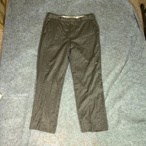 Brooks Brothers Mens Pants 36x30 Brown Wool Dress Work Vitale Barberis Canonico