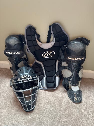 Used Rawlings 14” catcher’s equipment