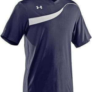 Under Armour Youth Unisex Chaos 1227734 XLarge Navy Blue White Jersey NWT $25