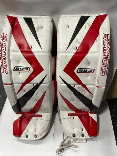 Used 32" Simmons Goalie Leg Pads