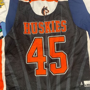 Absarokee Huskies Reversible Lacrosse Jersey Men's L/XL Black White