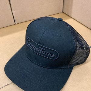 GameTime Snap Back Trucker Mesh Hat Cap Black One Size