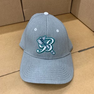 Braves Baseball Hat OSFM Gray Structured Cap