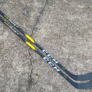2 PACK CCM Super Tacks AS1 Pro Stock Hockey Stick 80 Flex P90 Left 11524