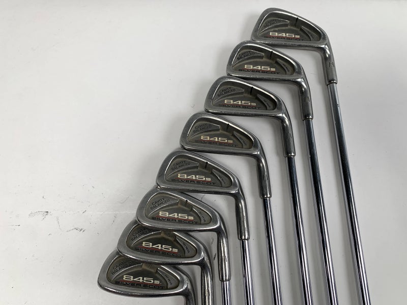Tommy Armour 845 S Silver Scot Iron Set 2-PW Dynamic Gold S300 Stiff RH No 7i