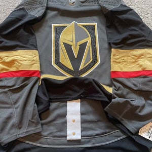 Vegas Golden Knights NHL Adidas MiC Team Issued 2024 Home Gray Alt Jersey 60 NWT