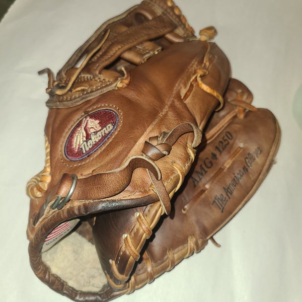 Used Right Hand Throw AMG 1250 Kangaroo leather Nokona Baseball Glove 12.5"