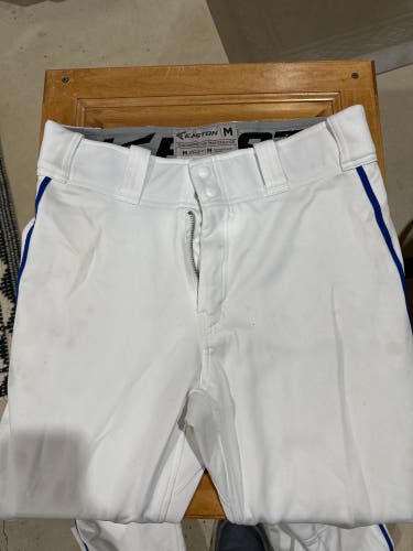 White Used Medium Easton Game Pants