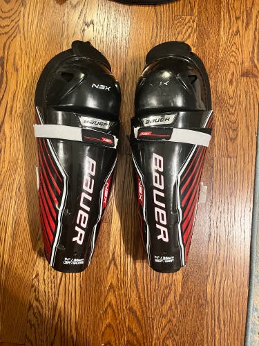 Used Senior Bauer 14"  NSX Shin Pads