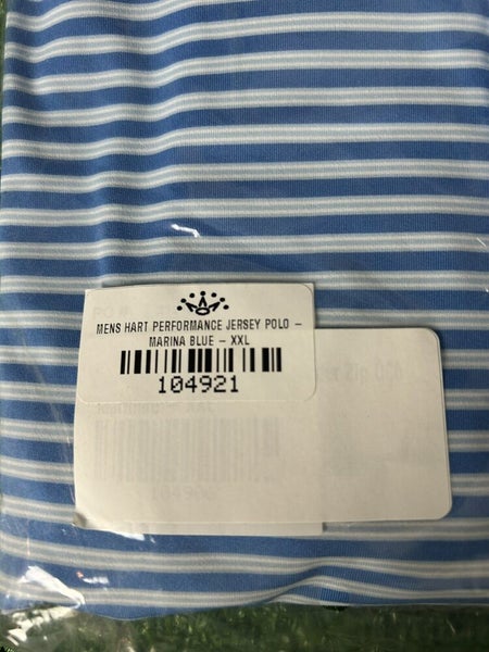 Scotty Cameron Crown and Co. Polo Shirt Hart Performance Jersey Marina Blue 2XL