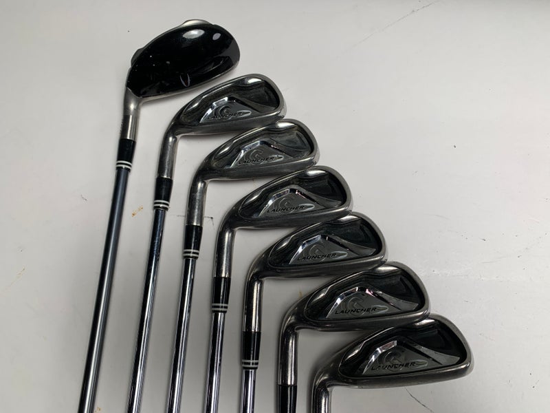 Cleveland 2009 Launcher Hybrid/Iron Set 5-PW+SW Launcher Regular Steel Mens LH