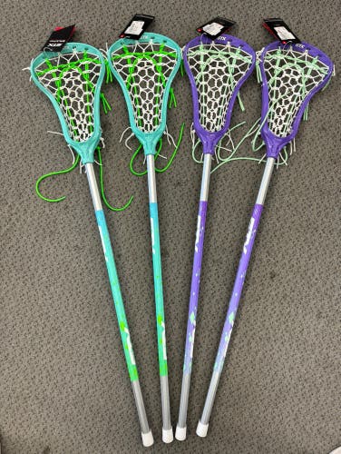 4-Pack STX EXULTrise Women’s lacrosse sticks