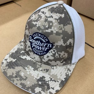 Pacific Headwear Southern Power Softball Digital Camo Fitted Hat Cap SM/MD