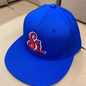 Pacific Headwear St Louis STL Streetwear Cap Fitted L/XL Blue Red