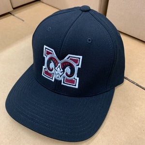 Pacific Headwear Mississippi Rams Adjustable Hat Black OSFM Cap