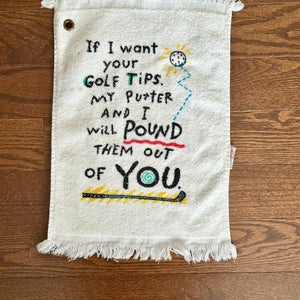 FUNNY GOLF TOWEL