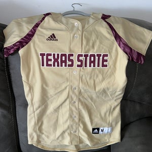 Texas State University Team Issue Medium Adidas Jersey