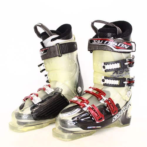 Salomon X3-CS Custom Shell Engergzyer 100 Ski Boots - Size 7.5 / Mondo 25.5 Used