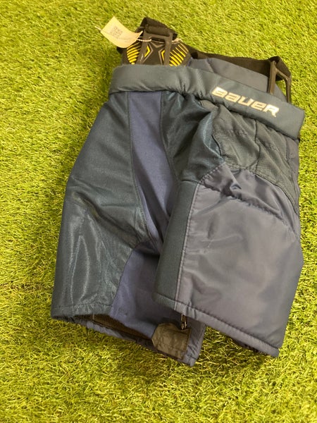 Blue Used Youth Large Bauer Supreme 1S Hockey Pants