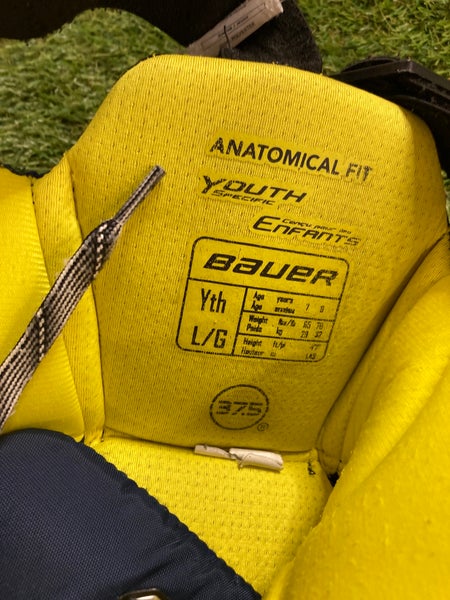 Blue Used Youth Large Bauer Supreme 1S Hockey Pants