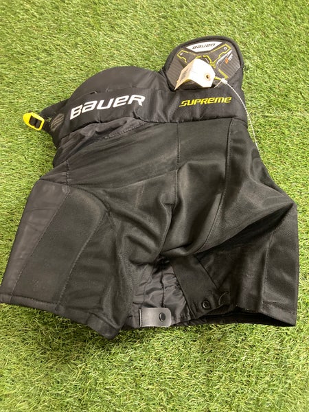 Black Used Youth Medium Bauer Mach Hockey Pants