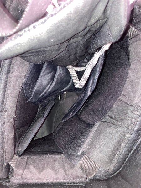 Black Used Junior Large Bauer Custom Pro Hockey Pants Pro Stock