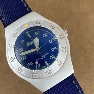 Vintage Rawlings Fielders Navy and Silver Sport Watch