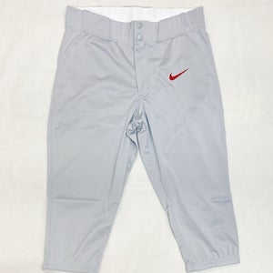 Nike Custom Vapor Select2 High 3/4 Baseball Pant Men's M Grey Knicker DX9090