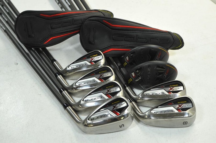 Cobra Air-X 2023 Combo 4-5H, 7-PW,GW,SW Iron Set RH Senior Flex Graphite #183002