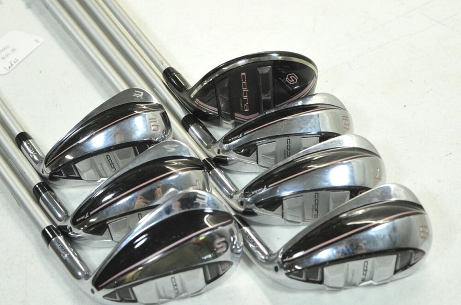 Cobra T-Rail Hybrid Ladies 2021 5H, 6-PW,SW Iron Set Right 45g Graphite # 183003